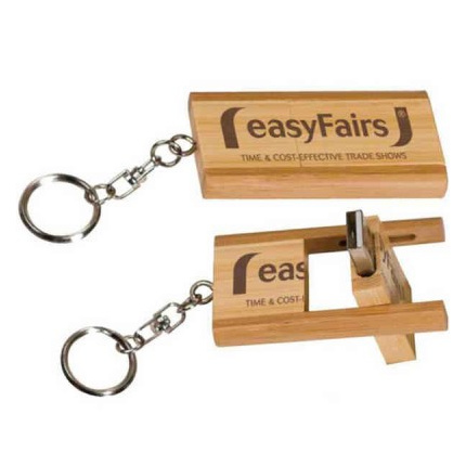 Ökologisch Bambus Twist USB Stick - Topgiving